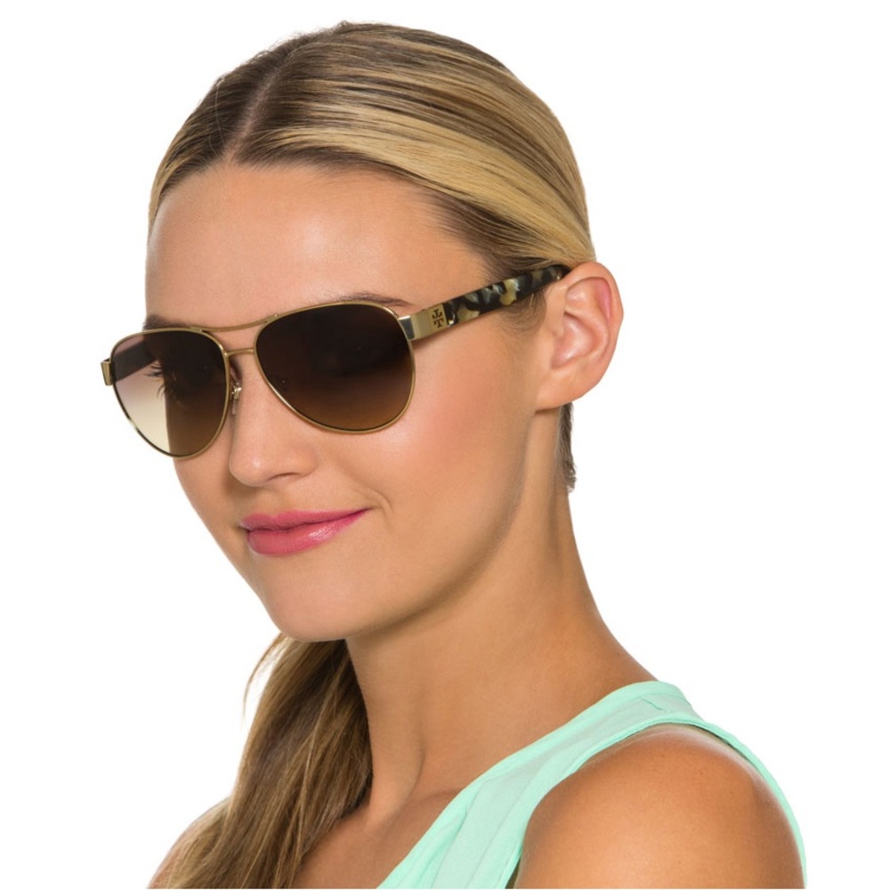 Tory Burch women’s aviator sunglasses
